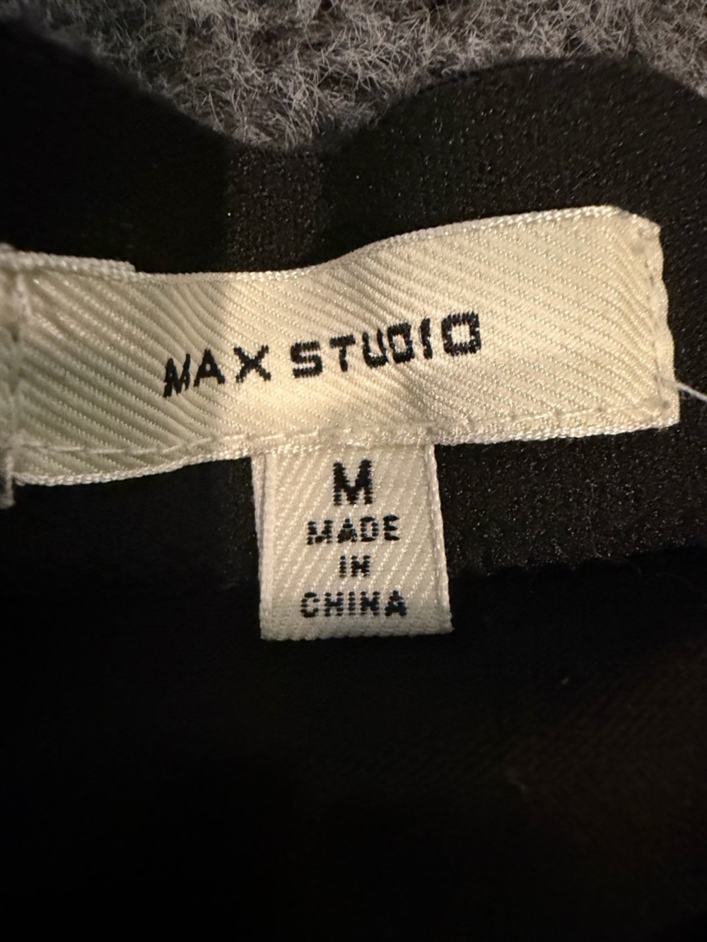 Max Studio Black Tiered A-Line Skirt - Picture 2 of 3